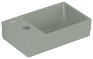V&B Handwaschbecken Avento 36x22cm, 1 HL, o. ÜL, re, morn. gre. C+