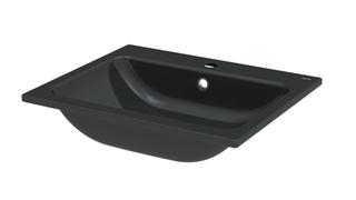 Einbau-Waschtisch BetteOne A138 60x49,5cm, HLW1, schwarz