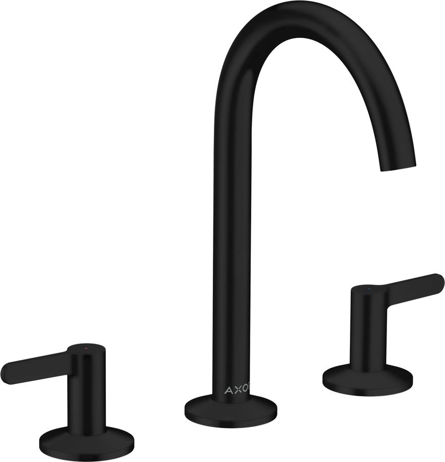Artikelbild 1 des Artikels „hansgrohe 3-L-WT-Arm. 170 Axor One A 140mm, m Pus-Op-Abl, m Hebel, matt-sw mit Hebelgriff | mattschwarz“