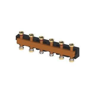 Flamco Verteilerbalken MeiFlow S MF f max. 5 HK, hydr. getrennt, schwarz