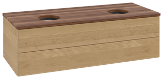 V&B WT-Unterschrank o. F-Struktur Antao 120x36x50cm, WBP-farbe w. wal, honey oak