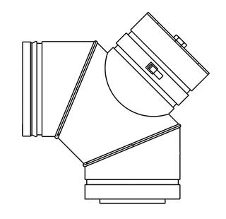 RK Reinigungsbogen AS-RB90-D, 350-D