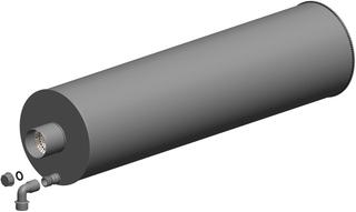 ATEC Resonanz-Schalldämpfer RSD 110, 1044mm, 63-125 dB, a Kunststoff