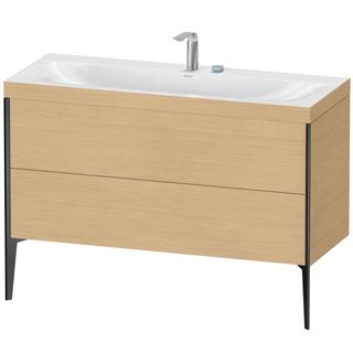Duravit WT-Unterschrank c-bonded XViu 120x48cm, 2 AZ, 2 HL, s m, R C, Ei Nat