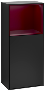 V&B Seitenschrank Wandbeleuchtung Finion 41,8x93,6cm, re, Reg ob Peo m, bla m Lac