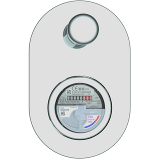 FORMAT Tec Unterputz-Kapsel smart M OMS Q3-2,5, T90, k/w, chr, f MB, m int. Funk