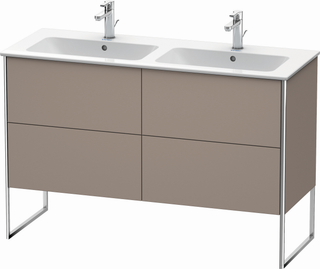 Duravit Waschtisch-Unterschrank XSquare 128x47,8x83,2cm, bas. m, Nussbaum links