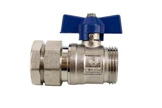 Strawa Kugelhahn 1" AGxKLV 32, blau