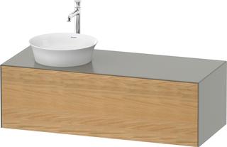 Duravit WT-Unterschrank White Tulip 130x55cm, 1 AZ, 1 Pl, B l, E Nat StG m
