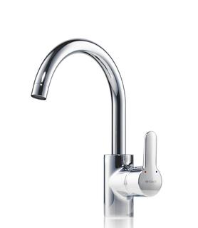 Clage Spültisch-Einhebelmischer EAK schwenkb. Rohrausl 20cm, chrom, drucklos