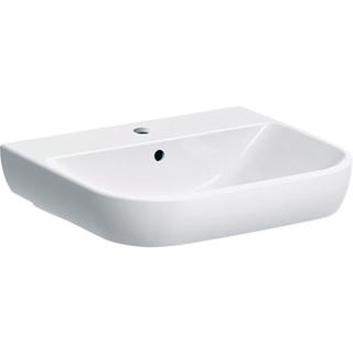 Geberit Waschtisch Smyle 55x48cm, KeraTect/we, m Hahnl., m ÜL