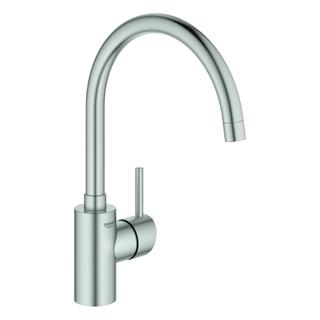 GROHE Spültisch-Einhebelmischer Concetto 1/2", hoher Auslauf, supersteel