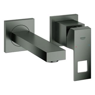 GROHE Fertigmontageset Eurocube UP-Waschtisch-2-Loch-Wandarmatur, Ausladung 17,1 cm
