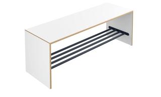 HEWI Sitzbank Sitzhöhe 350mm, mit Schuhablage