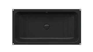 Unterbau-Waschtisch BetteOne A137 76,7x40cm, schwarz