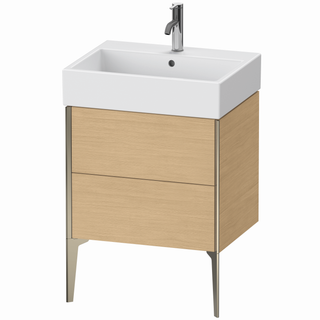 DU WTU bodenst. XViu 493x584x454mm 2Ausz.,champ.matt/Eiche Natur ES Ahorn