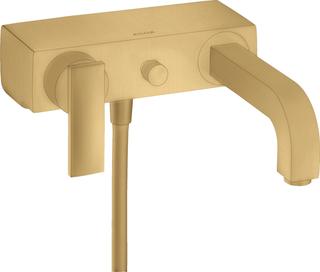 hansgrohe Wannen-EHM Axor Citterio AP, Ausl. 241mm, m Hebel, brush. gol opt