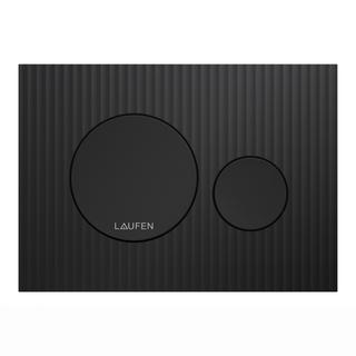 Laufen WC-Betätigungspl. Moondance INEO 2-Mengen-Spülung, schwarz matt