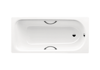 Kaldewei BW SANIFORM PLUS STAR 336 170x75cm, Vollantislip Perl-Effekt, weiß