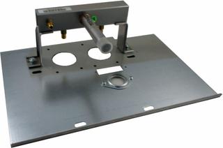 Wolf Brennerplatte mit Gasverteilrohr Düse Erdgas E, NG-4-17