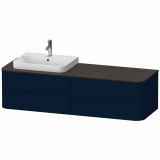 DU WTU HappyD2+ wandh.,408x1600x550mm 4SK,BP l.,nachtblau sdmf.MWT ES Ah. bs
