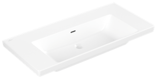 V&B Schrank-Waschtisch Subway 3.0 100x47cm, eck., m ÜL, stone white C-plus
