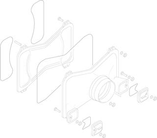 BOSCH Ersatzteil TTNR: 8738810212 Abgassammler GE515/TG51 Everp