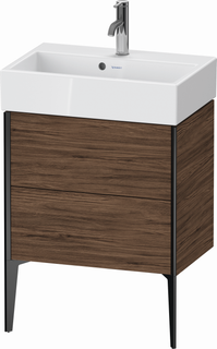 DU Waschtischunterbau bodenst. XViu XV4458 Nussbaum (dunkel) 384x584x493mm
