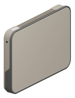 Bemm Hybrid Raumheizkörper Relax 920x650mm, sw-matt, m LED, h, Anschl. re