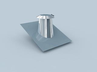 Dacheindichtungsflansch Polyline LAS Edelstahl