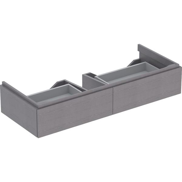Artikelbild 1 des Artikels „Geberit Waschtisch-Unterschrank Xeno2 117,4x22x46,2cm, m 2 L, strukt./sch.-gr strukturiert/sculturagrau“