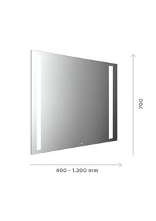 EMCO LED-Lichtspiegel MI 120 400x700mm, Raum, Lichtstreifen l u r v.