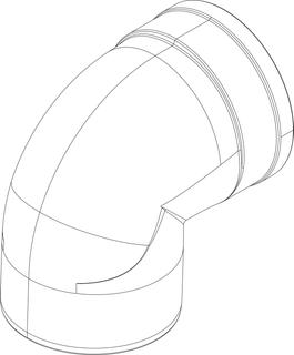 BOSCH Ersatzteil TTNR: 8738804601 Abgasbogen DN-160 everp