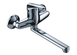 AQVAZONE Wand-SPT-EHM AQVA BASIC II 300mm Auslauf, chrom, schwenkbar