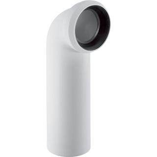 Geberit WC-Ablaufbogen PP, Abg. waagerecht, 90Grad, 110mm, weiß
