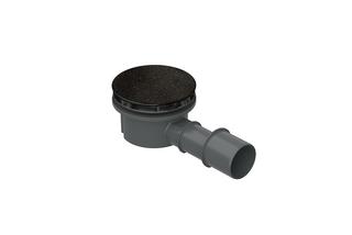 Bette Ablaufgarnitur B568-BetteCompact+ AR Pro, midnight, seitlich 0,5 l/sek.