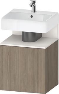 Duravit Waschtisch-Unterschrank Qatego 49x42x64,5cm, 1 T, T l, w matt/Eiche ter