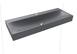 Kaldewei Wand-Waschtisch SILENIO 3046 120x40cm, o Ü, 1 HL, re, P-E, C Gr 70