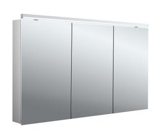 EMCO AP-Spiegelschr. flat 2 Classic 1300x729mm, LED-Leuchte, 3-trg., Alu