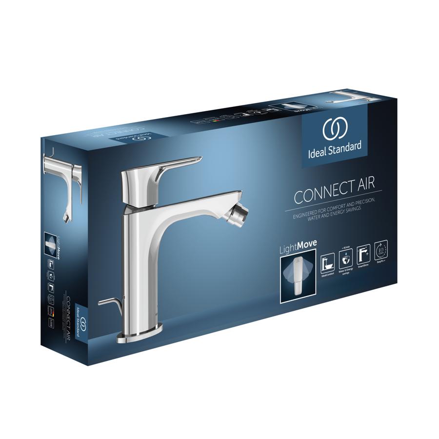 Artikelbild 4 des Artikels „IS Bidet-Einhebelmischer Connect Air Ausl. 114mm, mit Ablaufgarnitur, chrom chrom“