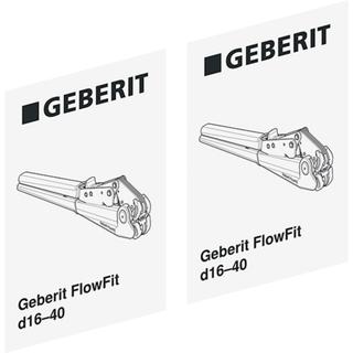GE Set Aufkleber für Geberit FlowFit Handpresswerkzeug: d=16 2 Stk