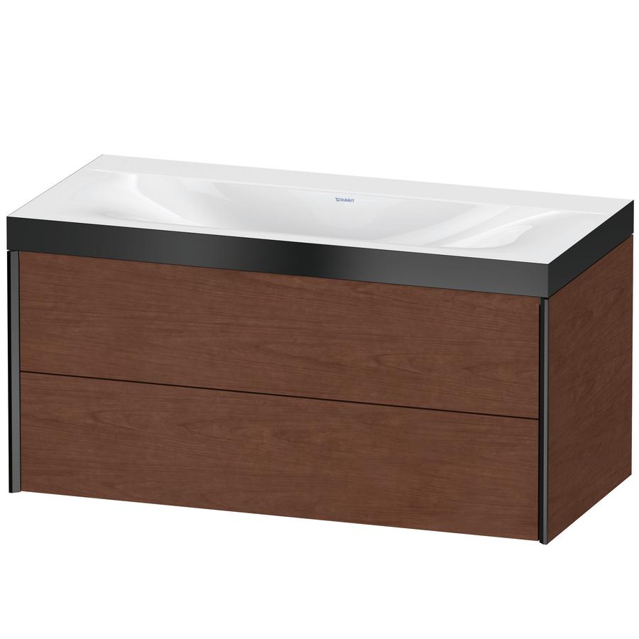 Artikelbild 1 des Artikels „Duravit WT-Unterschrank c-bonded XViu 100x48cm, 2 La, o HL, s m, R P, US Nussb Rahmen P | amerikanischer nussbaum“