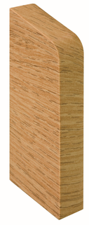 Flamco Endstück N 44x97x15mm, links, Kunststoff, ahorn