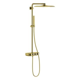 GROHE Duschs Euphoria SmartC 310 Cube D m AP-Therm., Wandmont., C sunr gebürstet