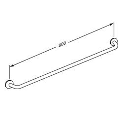 Artikelbild 2 des Artikels „Haltegriff, 800 mm Anthrazitgrau “