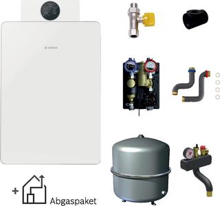 BOSCH Gas-BW-Standardpaket BOPA GCF819 GC8800iF-15, HS25/6 MSL, Abgas C33x rot