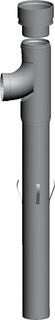 Wolf Erweiterung DN 110 a. DN 160, PP, bi 120 GrC, als BS