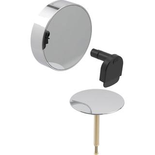 Geberit Fertigbauset Split d52 f Badewannenablauf, hochglanz-verchromt