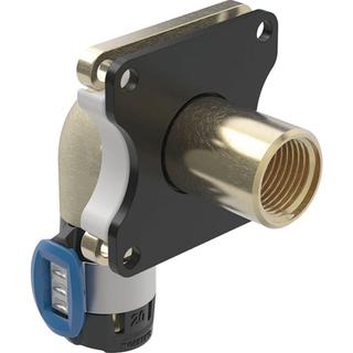 Geberit Bogenwanddurchführung FlowFit DN 12/15, Durchm. 16mm, Rp 1/2, 90Grad