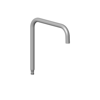 DO Auslauf eckig ERSATZTEILE 90282220902 235 mm, 5,7 l/min. Platin